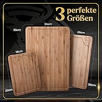 Deer & Oak Bambus-Schneidebrett-Set 3er — Bild 3