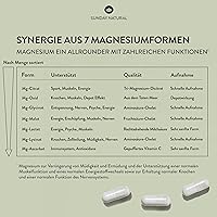 Sunday Natural Magnesium Komplex 240 Kapseln — Bild 3