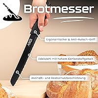 Axer Brotmesser Wellenschliff 33 cm — Bild 2