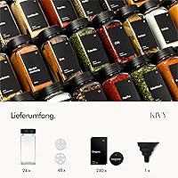 KIVY Gewürzgläser-Set 24er 120ml — Bild 3