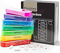 Foubiss Tablettenbox 7 Tage 4 Fächer — Bild 6