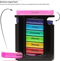 Foubiss Tablettenbox 7 Tage 4 Fächer — Bild 4