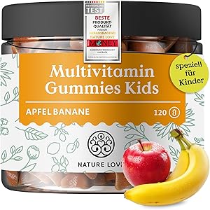 Nature Love Multivitamin Gummies Kids 120 Stück Test & Bewertung