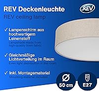 REV Deckenleuchte 50 cm Taupe — Bild 3