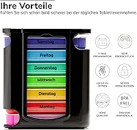 Foubiss Tablettenbox 7 Tage 4 Fächer — Bild 3