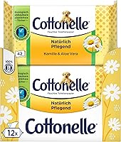 Cottonelle Feuchtes Toilettenpapier Kamille & Aloe Vera 12x42 — Bild 1