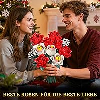 Ophy Rosenstrauß Bausatz mit Vase (772 Teile) — Bild 3