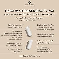 Sunday Natural Magnesium Bisglycinat 240 Kapseln — Bild 2