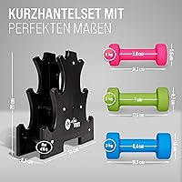 Apollo Kurzhantel-Set 1–3 kg — Bild 2