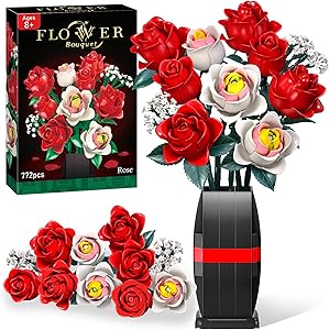 Ophy Rosenstrauß Bausatz mit Vase (772 Teile) Test & Bewertung