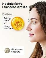 plantomol Weitblick Lutein Zeaxanthin 120 Kapseln — Bild 3