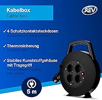 REV Kabeltrommel 4-fach 5m — Bild 2