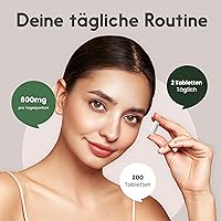 Bloom Naturals Calcium Tabletten 800mg (200 Stück) — Bild 3