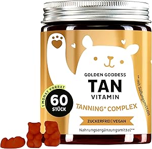 Bears with Benefits Golden Goddess Tanning Gummies 60 Stück Test & Bewertung