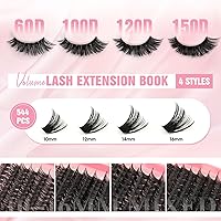 Sixstarhair Cluster Lashes Set 544 Stück 10–16 mm — Bild 2