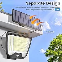 spqment CD-TYN-002 Solar-Wandleuchte 288 LED — Bild 4