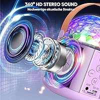 Dislocati Karaoke-Set mit 2 Bluetooth-Mikrofonen — Bild 4