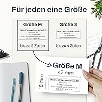 markivo V001 Personalisierter Selbstfärbender Stempel 47x18mm — Bild 5