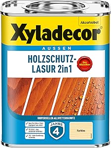Xyladecor Holzschutz-Lasur 2in1 750 ml Test & Bewertung