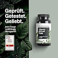 natural elements Vitamin B12 + Folsäure 180 Tabletten — Bild 4