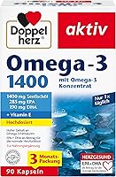 Doppelherz Omega-3 1400 mg 90 Kapseln — Bild 1