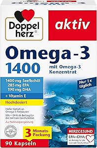Doppelherz Omega-3 1400 mg 90 Kapseln Test & Bewertung