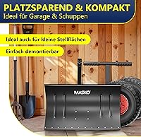 Masko Schneeschieber mit Rädern 74 cm — Bild 7