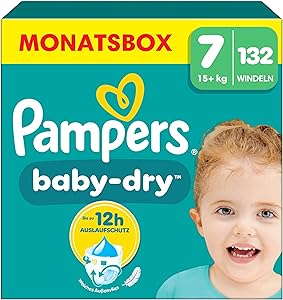 Pampers Baby-Dry Größe 7 (132 Stück) Test & Bewertung