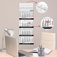 TOBJA 4-Monatskalender 2026 (96 x 33 cm) — Bild 4