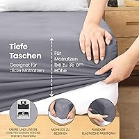 Utopia Bedding Spannbettlaken 140x200 cm — Bild 5