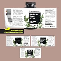 natural elements Biotin + Selen + Zink 365 Tabletten — Bild 6