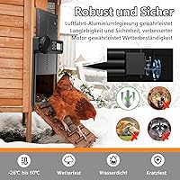 MASTERFUN JSM9BK Automatische Hühnerklappe — Bild 6