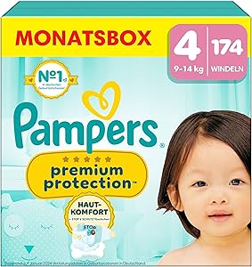 Pampers Premium Protection Größe 4, 174 Stück Test & Bewertung