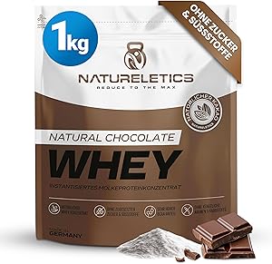 Natureletics Pure Natural Whey Schoko 1 kg Test & Bewertung