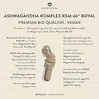 Sunday Natural Ashwagandha Komplex KSM-66 180 Kapseln — Bild 2