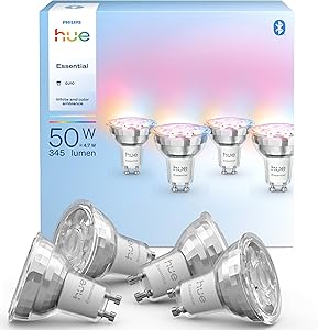 Philips Hue Essential White & Color Ambiance GU10 4er-Pack Test & Bewertung