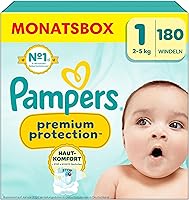 Pampers Premium Protection Größe 1 180er-Pack — Bild 1