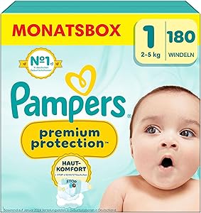 Pampers Premium Protection Größe 1 180er-Pack Test & Bewertung