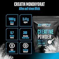 GEN German Elite Nutrition Creatin Monohydrat 1000 g — Bild 2