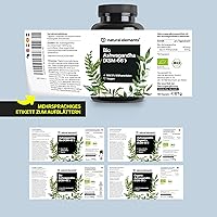 natural elements Bio-Ashwagandha KSM-66 180 Kapseln — Bild 6