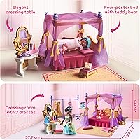 PLAYMOBIL Princess Magic Prinzessinnen-Schlafzimmer mit Ankleide 71847 — Bild 4
