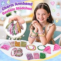 lelechong Glitzer-Armband-Bastelset (8er-Set) — Bild 3