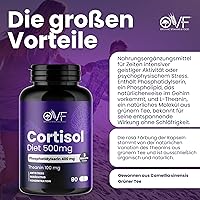 Parafarmacia OVF Cortisol Diet Phosphatidylserin 400mg + L-Theanin 100mg 90 Kapseln — Bild 5