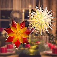 EANLOLY Weihnachtsstern 45 cm — Bild 5