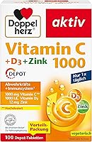 Doppelherz Vitamin C 1000 + D3 + Zink 100 Depot-Tabletten — Bild 1