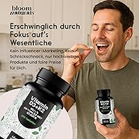 Bloom Naturals Vitamin D3 K2 20000 IE 365 Tabletten — Bild 5