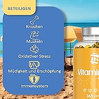 HN Vitamin D3 + K2 5000 IE 365 Kapseln — Bild 2