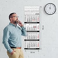 TOBJA 4-Monatskalender 2026 (96 x 33 cm) — Bild 3