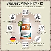 ProFuel Vitamin D3 K2 5000 IE + 200 mcg MK7, 180 Tabletten — Bild 2