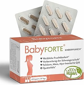 BabyFORTE Kinderwunsch (60 Kapseln) Test & Bewertung